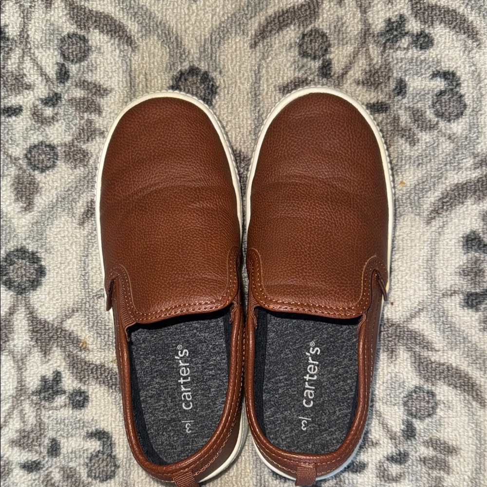 Carter's boy’s Brown Slip-On Loafers